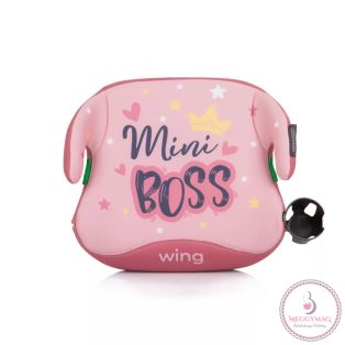   Chipolino Wing autósülés Cm 125-150cm - Pink Mini Boss, KÉSZLETEN A BOLTBAN! UTOLSÓ DARAB!