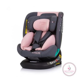   Chipolino Supreme autósülés Isofix 40-150cm - Flamingo KÉSZLETEN A BOLTBAN! 