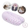 Scamp szoptatós párna univerzális pamut ZigZag Pink White SZPE233