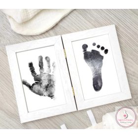   Zsanéros KÉPKERET kéz és lábnyomat megörökítőhöz 10x15 cm fehér 