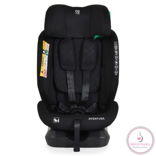 Moni AVENTURA dönthető autósülés 40-150cm FEKETE 