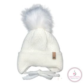   MM prémium kötött téli sapka 34-36 cm (újszülött méret) 