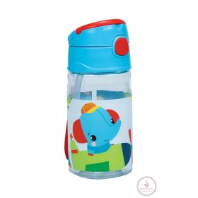   Fisher-Price Animals Fly műanyag szívószálas kulacs akasztóval 350 ml