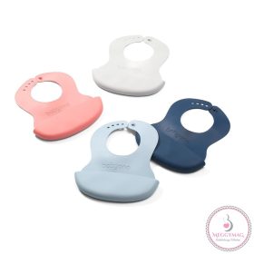   BabyOno előke műanyag puha állítható 835, fehér, UTOLSÓ DARAB!