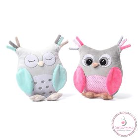 BabyOno csörgő Sofia bagoly plüss 30cm két színben 441