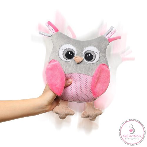 BabyOno csörgő Sofia bagoly plüss 30cm két színben 441