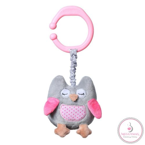 BabyOno játékfigura Sofia bagoly plüss rezgő 21cm két színben 442