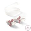 BabyOno evőeszköz készlet - ergonómikus kanál és villa szett dobozban rózsaszín 