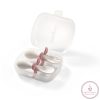 BabyOno evőeszköz készlet - ergonómikus kanál és villa szett dobozban rózsaszín 