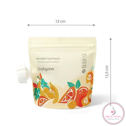 BabyOno tasak bébiételekhez - újratölthető 150ml 5db 1467