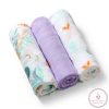 BabyOno textilpelenka színes 3db bambusz orgona 397/08