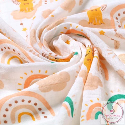 BabyOno textilpelenka színes 3db bézs 348/08