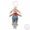 BabyOno felhúzós-zenélő - Kertész kutya kordbársony 1124/01