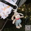 BabyOno felhúzós-zenélő - Kertész kutya kordbársony 1124/01