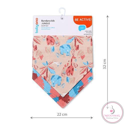 BabyOno előke - háromszög 2db Jungle 879/14