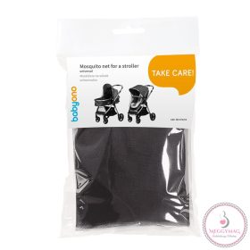   BabyOno szúnyogháló univerzális babakocsira és mózeskosárra fekete 072/01