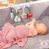 BabyOno babatakaró bambusz kötött 75x100cm rózsaszín 1478/01