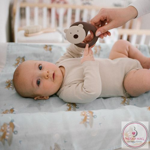 BabyOno textilpelenka színes 3db bambusz szürke 397/10