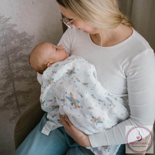 BabyOno textilpelenka színes 3db bambusz szürke 397/10