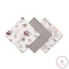 BabyOno textilpelenka színes 3db szürke 348/10