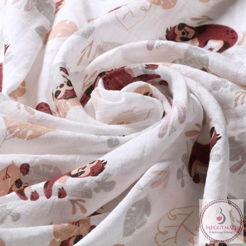 BabyOno textilpelenka színes 3db szürke 348/10