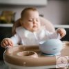 BabyOno tálka szilikon tapadó aljú kék 1481/01
