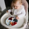 BabyOno tányér szilikon tapadó aljú háromrekeszes kék 1482/01