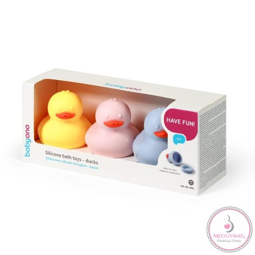 BabyOno fürdőjáték 3 db kacsa 1568