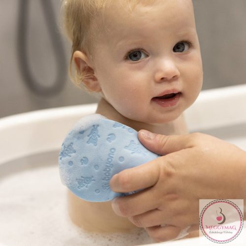 BabyOno babafürdető szivacs puha kék 1640/02
