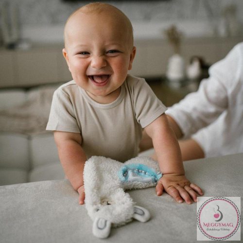 BabyOno játékfigura lapos Lulu láma kék 1557/02
