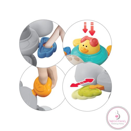 BabyOno szenzoros játék TURTLE tapadókoronggal 1584