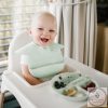 BabyOno tányér szilikon tapadó aljú háromrekeszes menta 1482/03