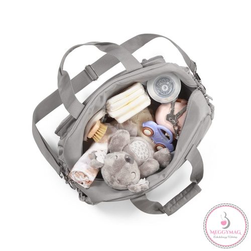 BabyOno pelenkázótáska kézipoggyász 40x20x25 cm szürke 1650/02