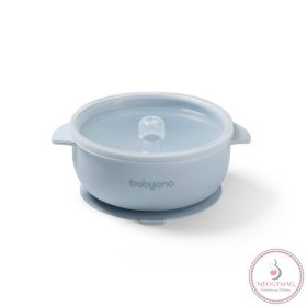   BabyOno babatányér - tapadó aljú, fedeles, mély kék 1662/01