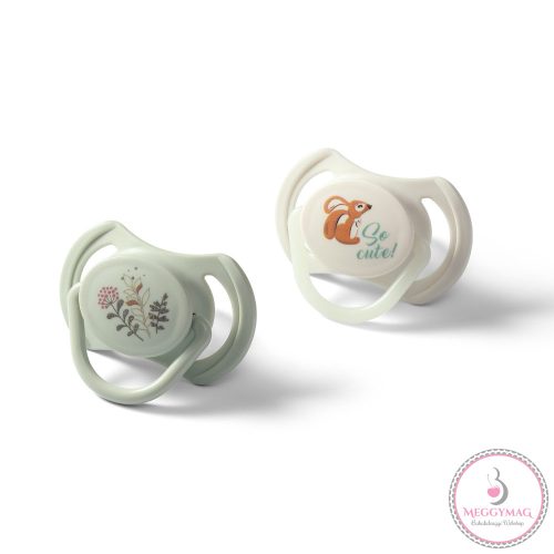 BabyOno játszócumi szimmetrikus szilikon dupla So Cute 6-18 hó 1669/02