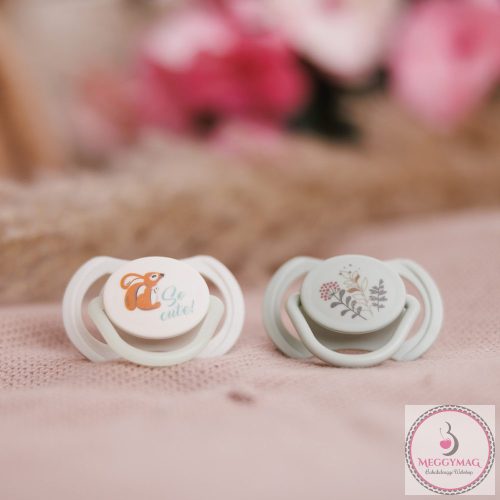 BabyOno játszócumi szimmetrikus szilikon dupla So Cute 6-18 hó 1669/02