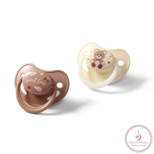 BabyOno játszócumi anatómiai szilikon dupla Sweet Love 0-6 hó 1670/01