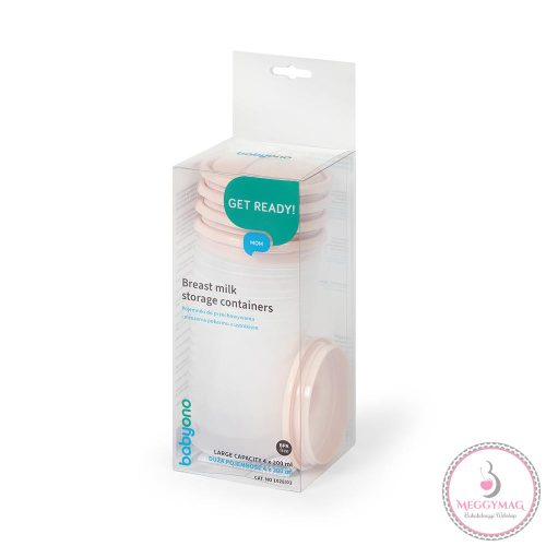 BabyOno tejtároló pohár fedéllel 4db 1028/01