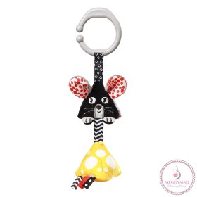 BabyOno függő csörgő kontrasztos színekkel MOUSE 1676