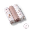 BabyOno textilpelenka színes 3db bambusz barna 397/15