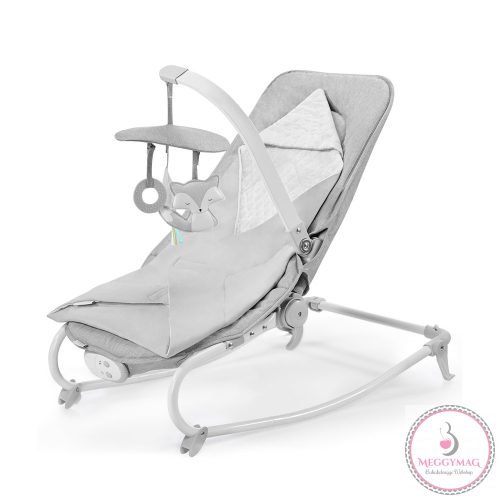 Kinderkraft pihenőszék Felio rezgő zenélő Stone Grey