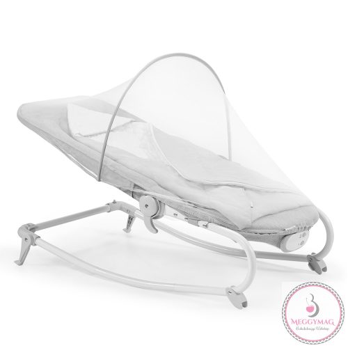 Kinderkraft pihenőszék Felio rezgő zenélő Stone Grey