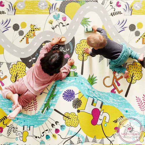 Kinderkraft játszószőnyeg szivacs Matty 150x180cm