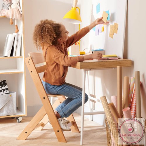 Kinderkraft etetőszék Enock fa natúr
