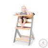 Kinderkraft etetőszék Enock fa szürke-natúr