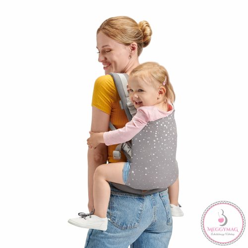 Kinderkraft baba hordozó Nino confetti szürke