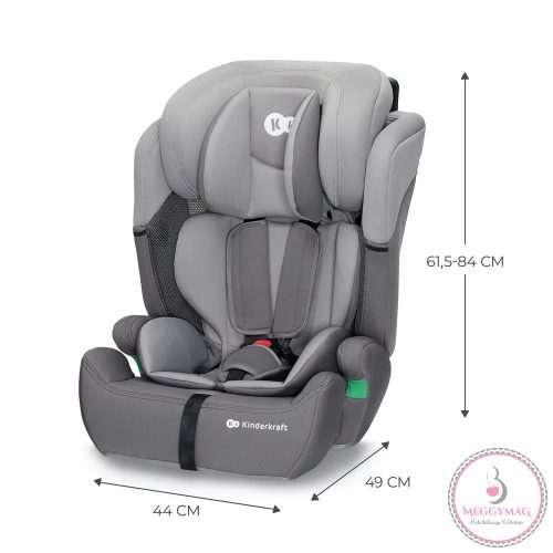 Kinderkraft gyerekülés Comfort Up i-Size 76-150cm szürke