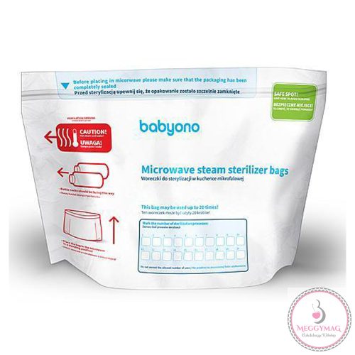 BabyOno sterilizáló zacskó mikrós 1038