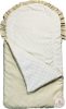 BB Cipzáros babatakaró , pólyatakaró 70×40 cm Bézs-fehér csillagos KÉSZLETEN A BOLTBAN!