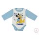 Hosszú ujjú baba body Mickey egér és Pluto mintával, 104-es